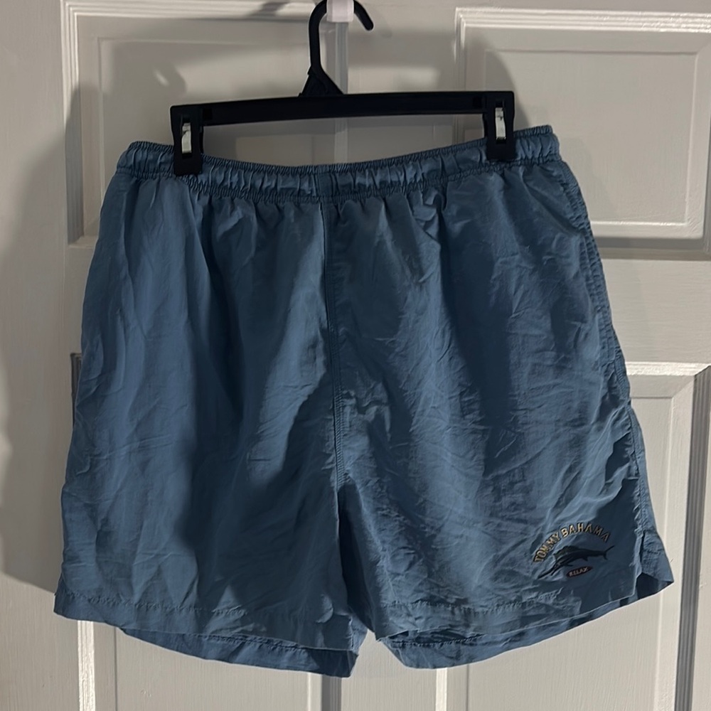 Tommy Bahama Blue Swim Trunks Relaxed Fit Quick-Dry